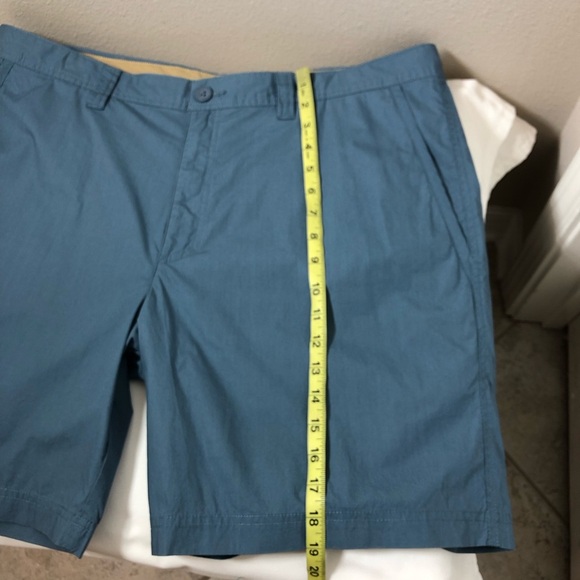 Columbia Men's Soft Cotton Effortless Regular Fit Blue Gray Chino Shorts 40W 8L - Picture 13 of 15